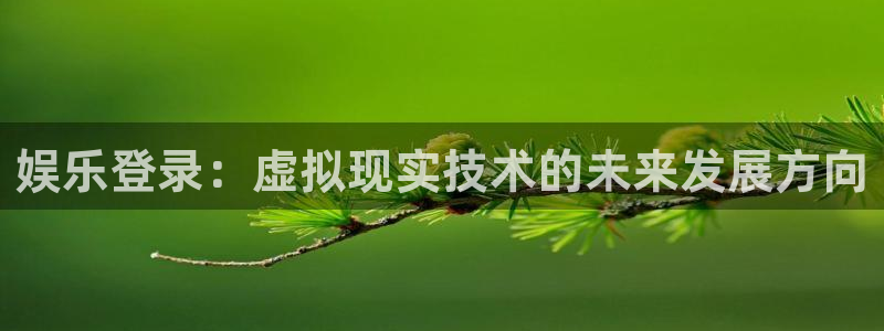 壹号电子娱乐app下载官网：娱乐登录：虚拟现实技术的未来发展方向