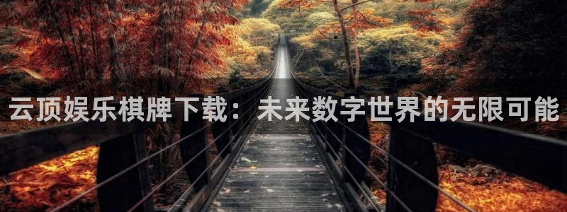 永利皇官app：云顶娱乐棋牌下载：未来数字世界的无限可能